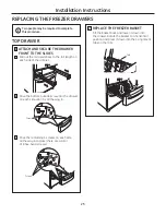 Preview for 25 page of GE Profile PGCS1NFZSS Owner'S Manual And Installation Instructions