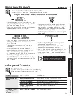 Preview for 33 page of GE Profile PGCS1NFZSS Owner'S Manual And Installation Instructions