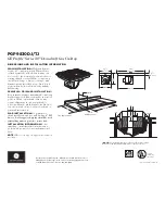 GE Profile PGP9830DJ Dimensions And Installation Information preview