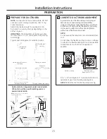 Предварительный просмотр 23 страницы GE Profile PGP990DENBB Owner'S Manual & Installation Instructions