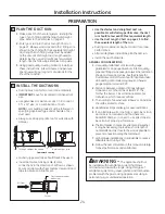 Предварительный просмотр 24 страницы GE Profile PGP990DENBB Owner'S Manual & Installation Instructions