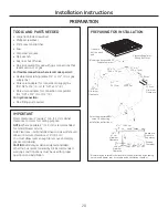 Preview for 20 page of GE Profile PGP990SENSS Owner'S Manual & Installation Instructions