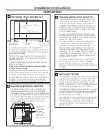 Preview for 22 page of GE Profile PGP990SENSS Owner'S Manual & Installation Instructions