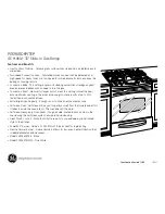 Preview for 2 page of GE Profile PGS968DEP Dimensions And Installation Information