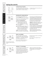 Preview for 10 page of GE Profile PHP900 Owner'S Manual