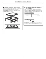 Preview for 9 page of GE Profile PHP960SMSS Installation Instructions Manual