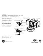 Preview for 2 page of GE Profile PK916DR Dimensions And Installation Information