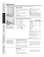 Preview for 6 page of GE Profile PK956 Owner'S Manual