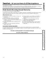 Preview for 5 page of GE Profile PKD915 Owner'S Manual