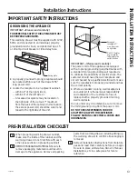 Preview for 13 page of GE Profile PKD915 Owner'S Manual