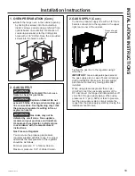 Preview for 19 page of GE Profile PLD617 Owner'S Manual And Installation Instructions