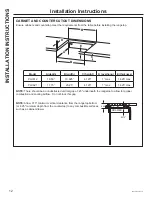 Preview for 12 page of GE Profile PLU612RW Owner'S Manual And Installation Instructions