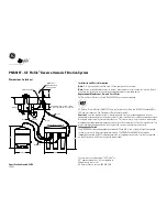 Предварительный просмотр 1 страницы GE Profile PNRQ15FBL Dimension Manual