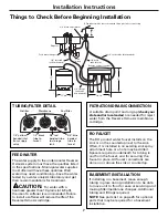 Preview for 7 page of GE Profile PNRQ15FBL Owner'S Manual And Installation