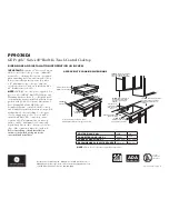 GE Profile PP9036DJ Dimensions And Installation Information preview