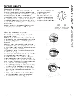 Предварительный просмотр 7 страницы GE Profile PP9830DRBB Owner'S Manual & Installation Instructions