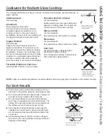 Предварительный просмотр 9 страницы GE Profile PP9830DRBB Owner'S Manual & Installation Instructions