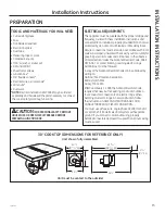 Предварительный просмотр 15 страницы GE Profile PP9830DRBB Owner'S Manual & Installation Instructions