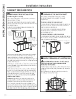 Предварительный просмотр 16 страницы GE Profile PP9830DRBB Owner'S Manual & Installation Instructions