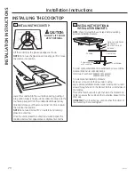 Предварительный просмотр 20 страницы GE Profile PP9830DRBB Owner'S Manual & Installation Instructions