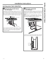 Предварительный просмотр 21 страницы GE Profile PP9830DRBB Owner'S Manual & Installation Instructions