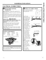 Предварительный просмотр 23 страницы GE Profile PP9830DRBB Owner'S Manual & Installation Instructions