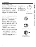 Предварительный просмотр 35 страницы GE Profile PP9830DRBB Owner'S Manual & Installation Instructions