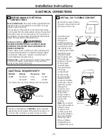 Предварительный просмотр 25 страницы GE Profile PP989DNBB Use And Care Manual