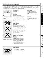 Предварительный просмотр 9 страницы GE Profile PP989SNSS Owner'S Manual & Installation Instructions