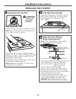 Предварительный просмотр 22 страницы GE Profile PP989SNSS Owner'S Manual & Installation Instructions