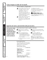 Предварительный просмотр 44 страницы GE Profile PP989SNSS Owner'S Manual & Installation Instructions