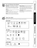 Preview for 9 page of GE Profile Prodigy WBSE2090 Owner'S Manual