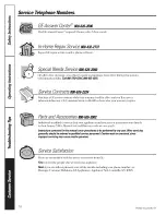 Preview for 16 page of GE Profile Prodigy WBSE2090 Owner'S Manual