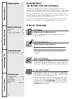 Preview for 2 page of GE Profile Prodigy WPSE3120 Owner'S Manual