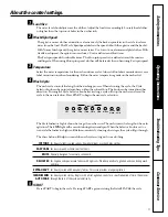 Preview for 5 page of GE Profile Prodigy WPSE3120 Owner'S Manual