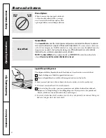 Preview for 6 page of GE Profile Prodigy WPSE3120 Owner'S Manual