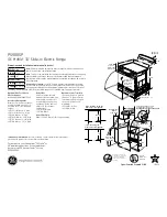 GE Profile PS900SPSS Dimensions And Installation Information preview