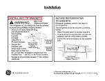 Предварительный просмотр 8 страницы GE Profile PSB42LGRBV Manual