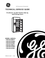 GE Profile PSB42LGRBV Technical Service Manual предпросмотр