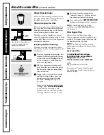 Preview for 6 page of GE Profile PSB42LSRBV Owner'S Manual And Installation Instructions