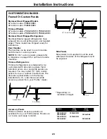 Предварительный просмотр 20 страницы GE Profile PSB42LSRBV Owner'S Manual And Installation Instructions