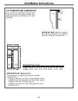 Предварительный просмотр 21 страницы GE Profile PSB42LSRBV Owner'S Manual And Installation Instructions