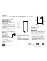 Предварительный просмотр 2 страницы GE Profile PSB42YGXSV Datasheet