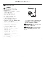 Preview for 32 page of GE Profile PSB42YGXSV Owner'S Manual And Installation Instructions