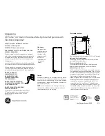 Preview for 2 page of GE Profile PSB48YSX Dimensions And Installation Information