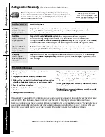 Preview for 40 page of GE Profile PSC23MGMBB Owner'S Manual And Installation