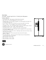 Preview for 3 page of GE Profile PSCF5RGX Datasheet