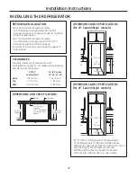 Preview for 30 page of GE Profile PSCF5RGXBB Owners And Installation Manual