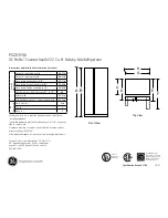 Preview for 1 page of GE Profile PSDS3YGX Datasheet