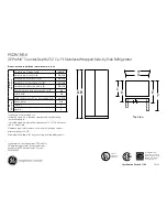 Preview for 1 page of GE Profile PSDW3YGX Datasheet